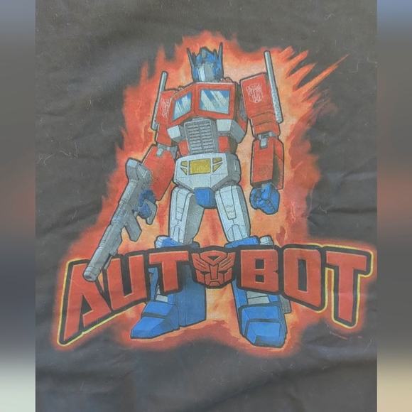 Transformers Autobot Mens T-shirt Black 1XL NWOT - Picture 4 of 6
